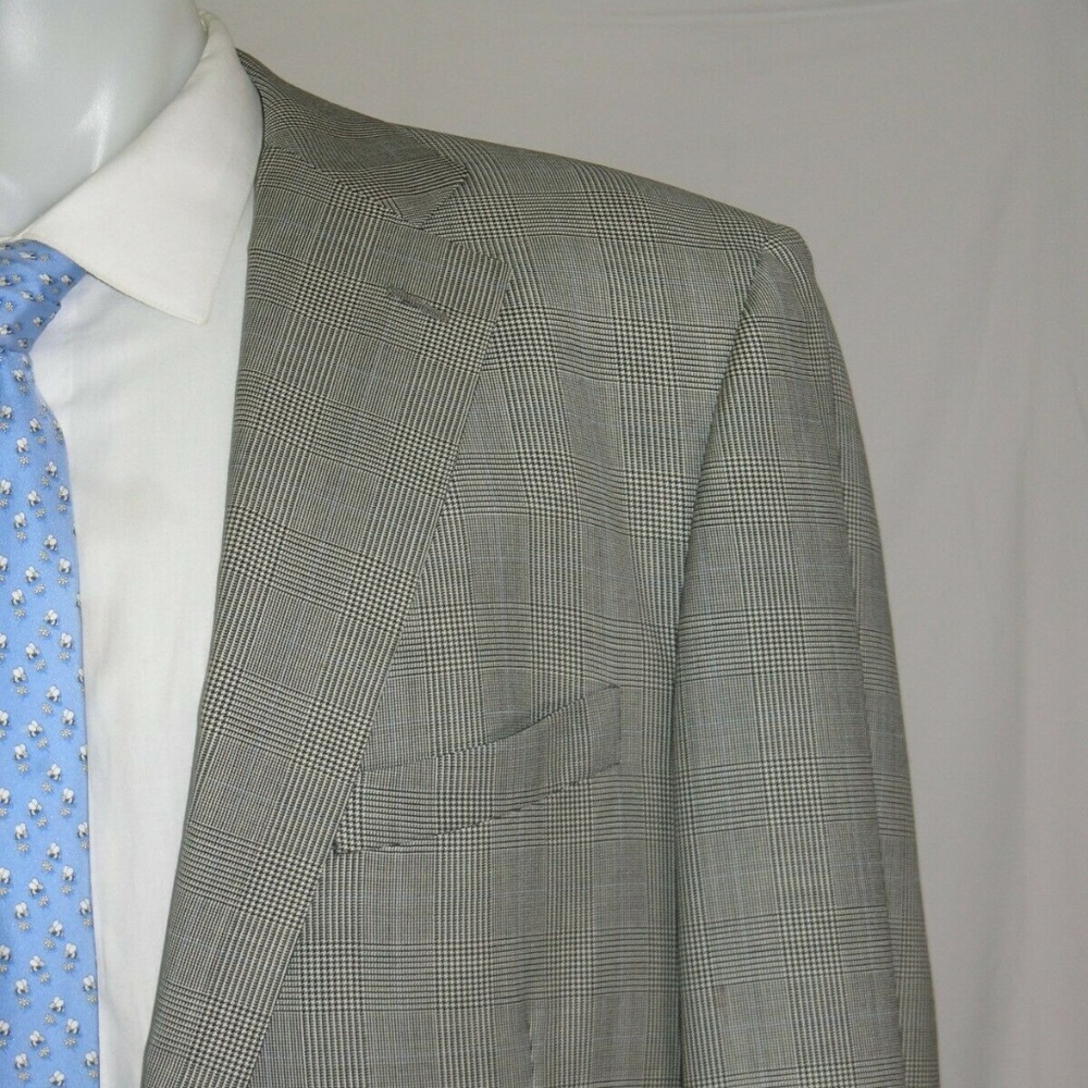 Mr. Ned Vitale Custom Made Two Button Suit 44xl - image 1